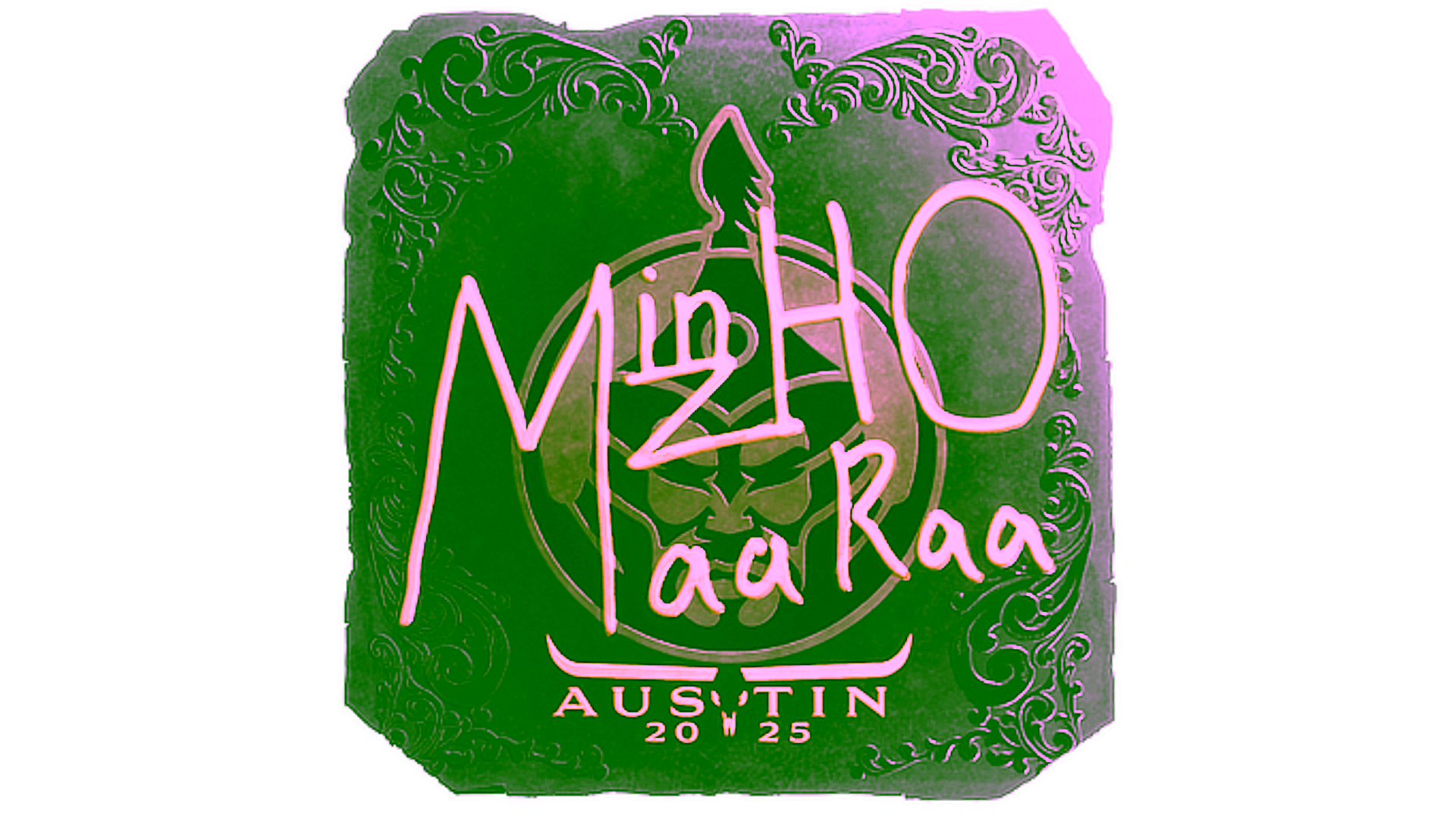 Display for Sticker | mzinho (Foil) | Austin 2025