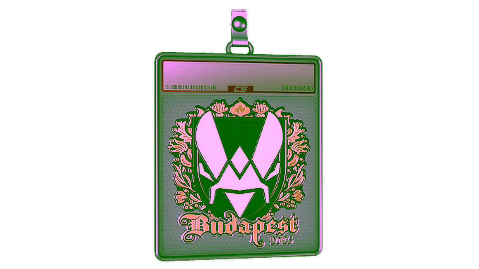 Exibição para Sticker Slab | Vitality (Gold) | Budapest 2025