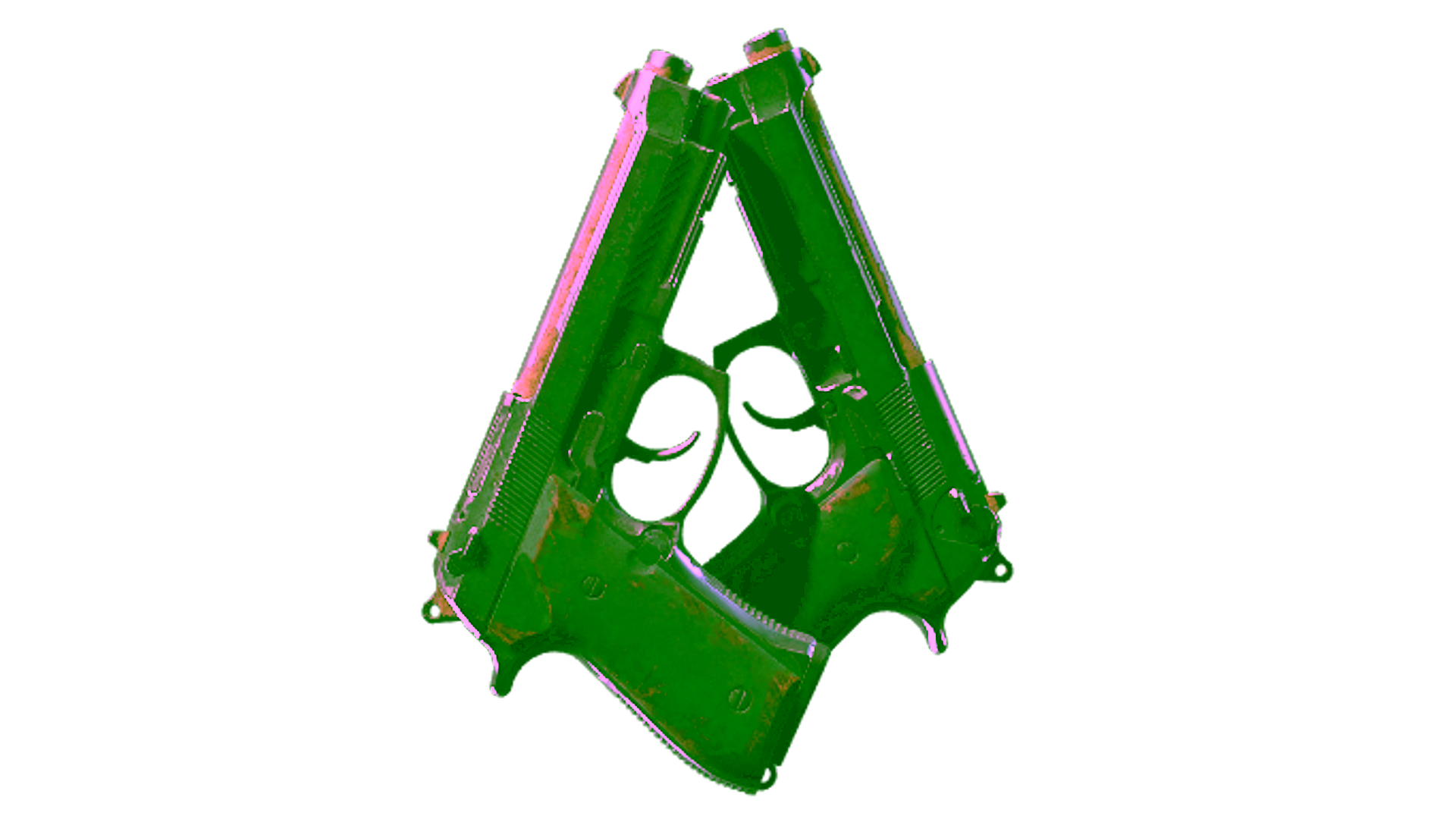 Display for Souvenir Dual Berettas | Contractor (Battle-Scarred)