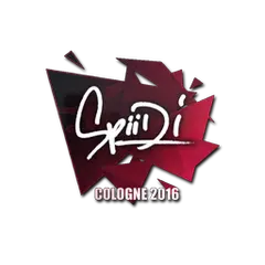 Sticker Spiidi Cologne 2016