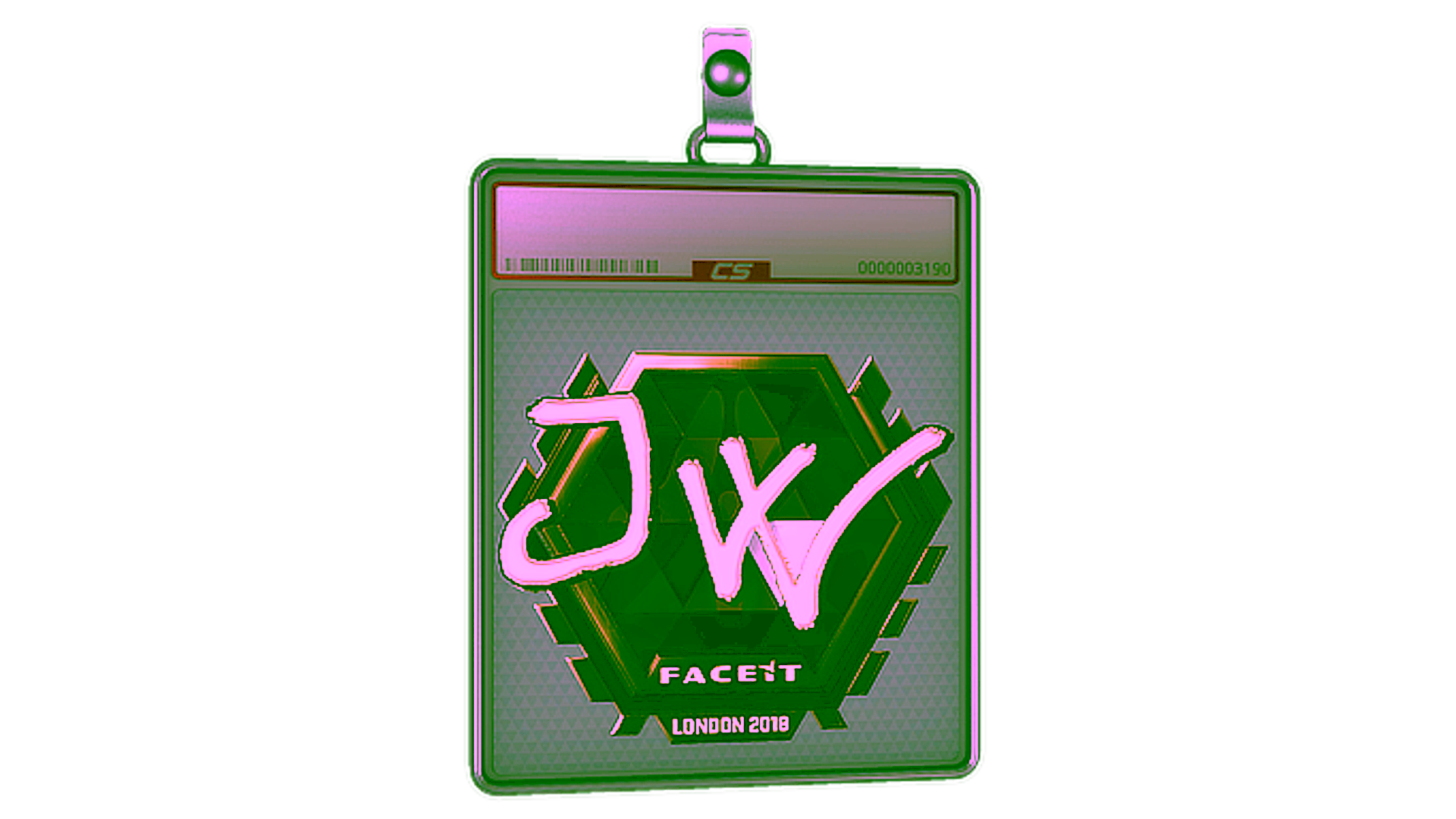 Display for Sticker Slab | JW (Gold) | London 2018