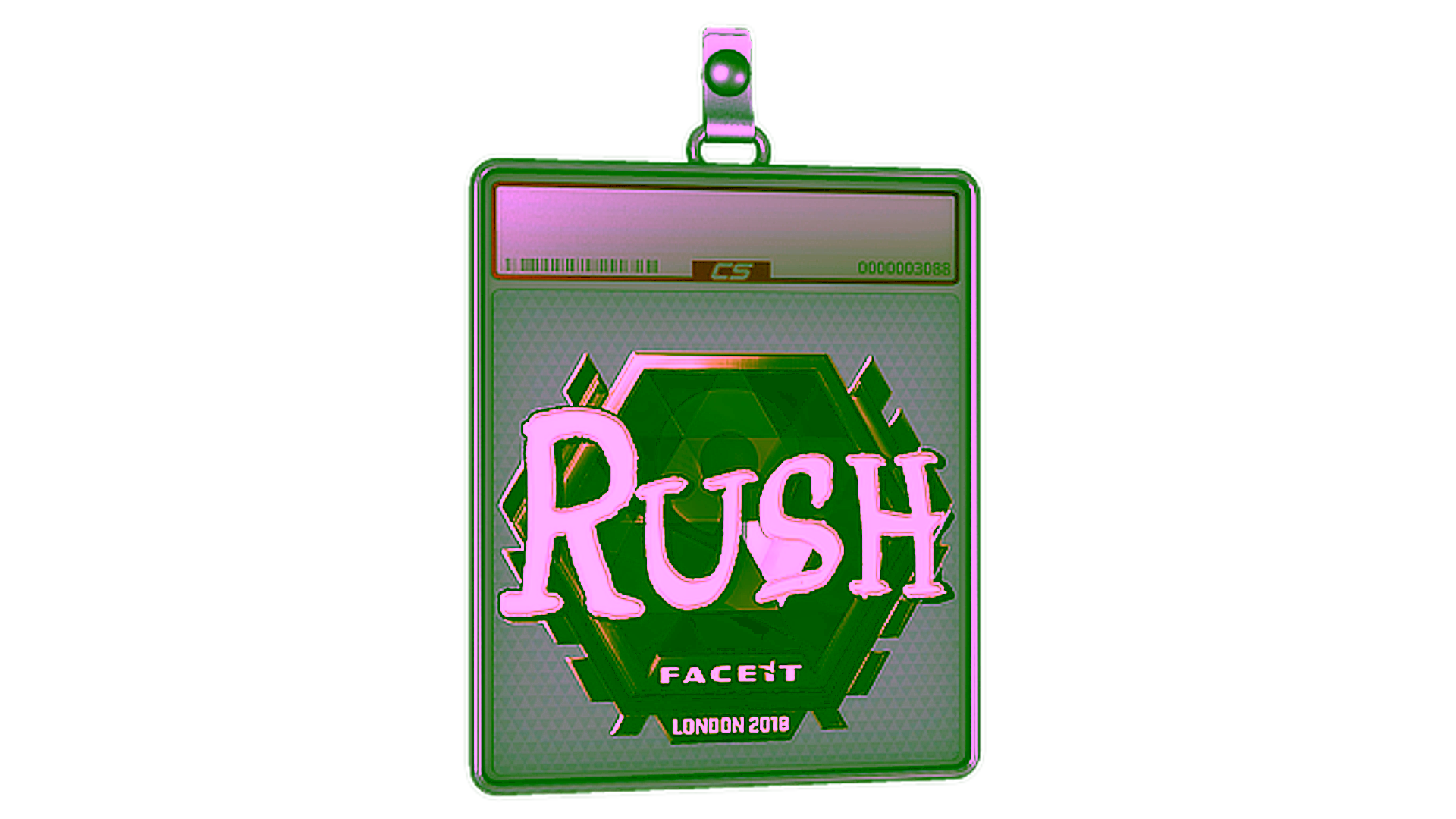 Display for Sticker Slab | RUSH (Gold) | London 2018