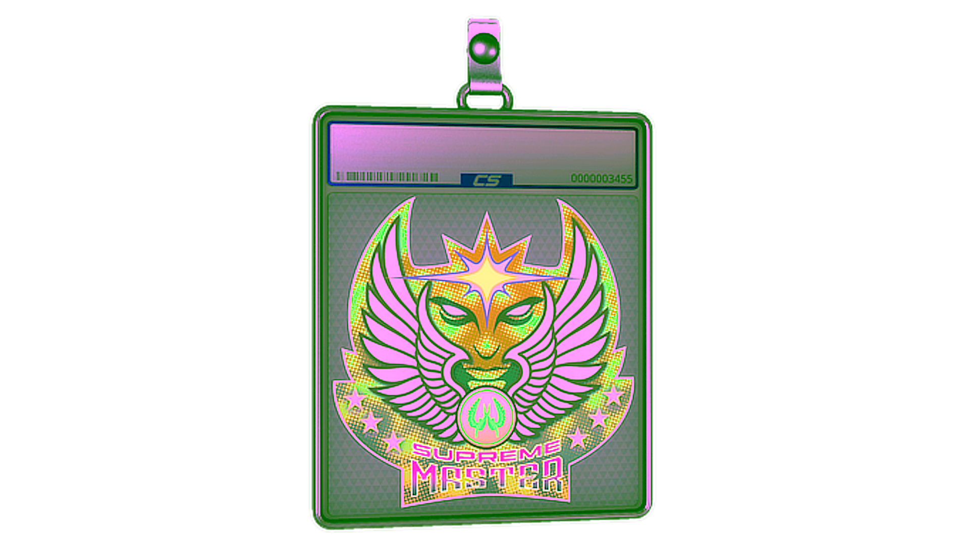 عرض لـ Sticker Slab | Supreme Master First Class (Holo)