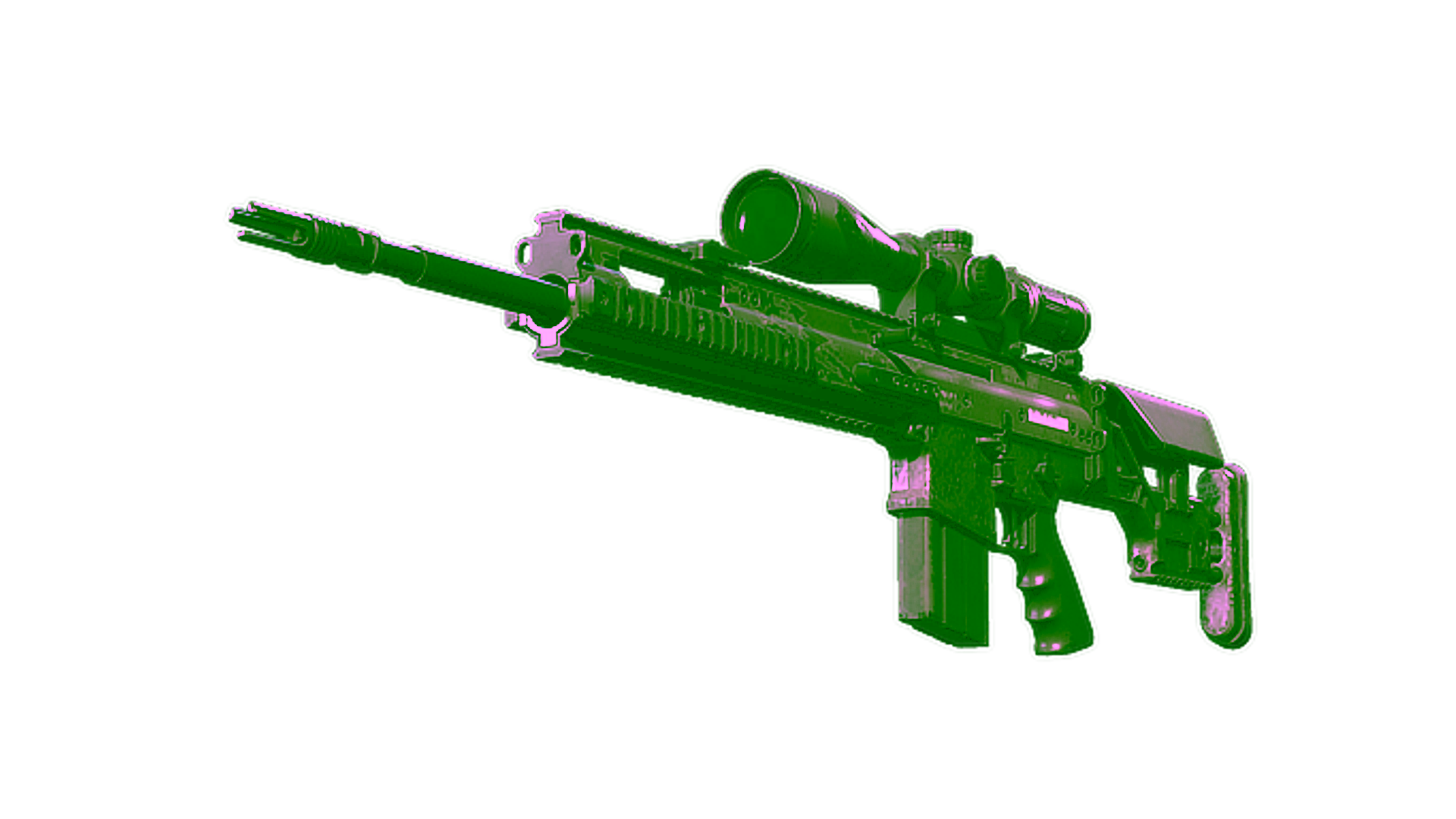 Display for SCAR-20 | Zinc (Well-Worn)