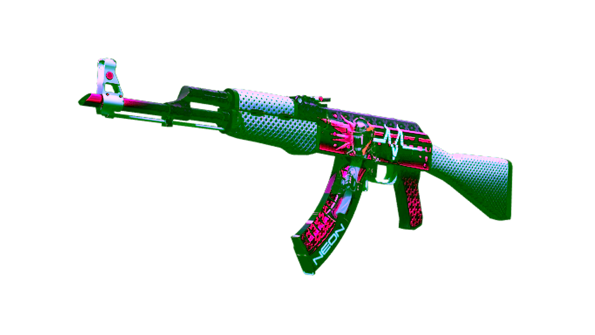 Display for StatTrak™ AK-47 | Neon Rider (Factory New)