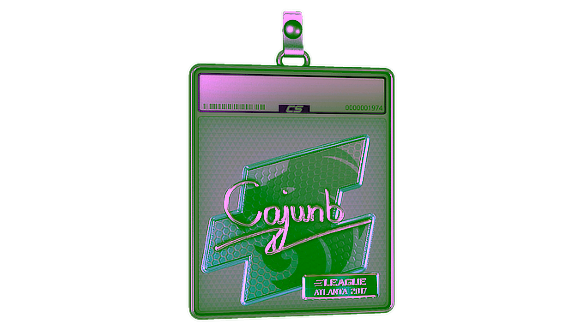 Visar för Sticker Slab | cajunb (Foil) | Atlanta 2017