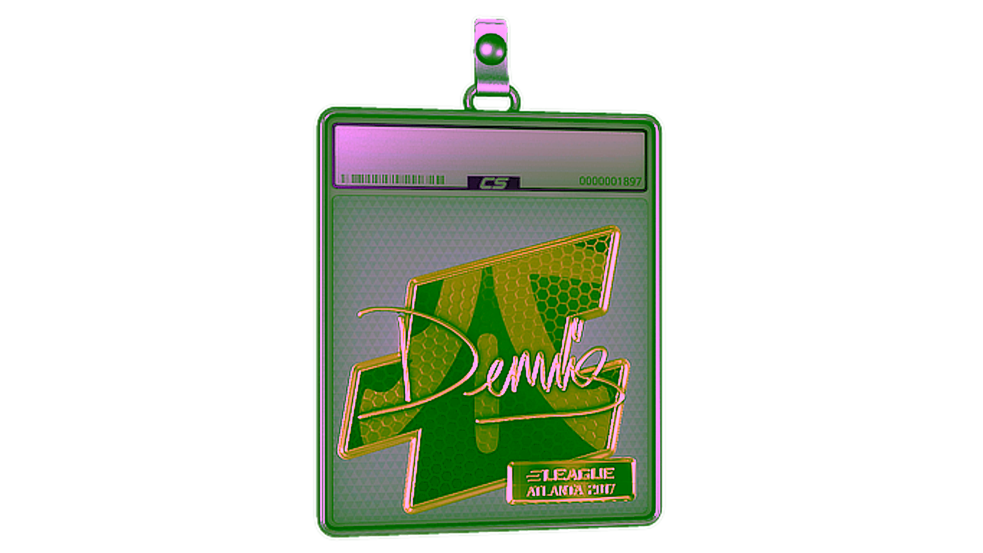 Display for Sticker Slab | dennis (Gold) | Atlanta 2017