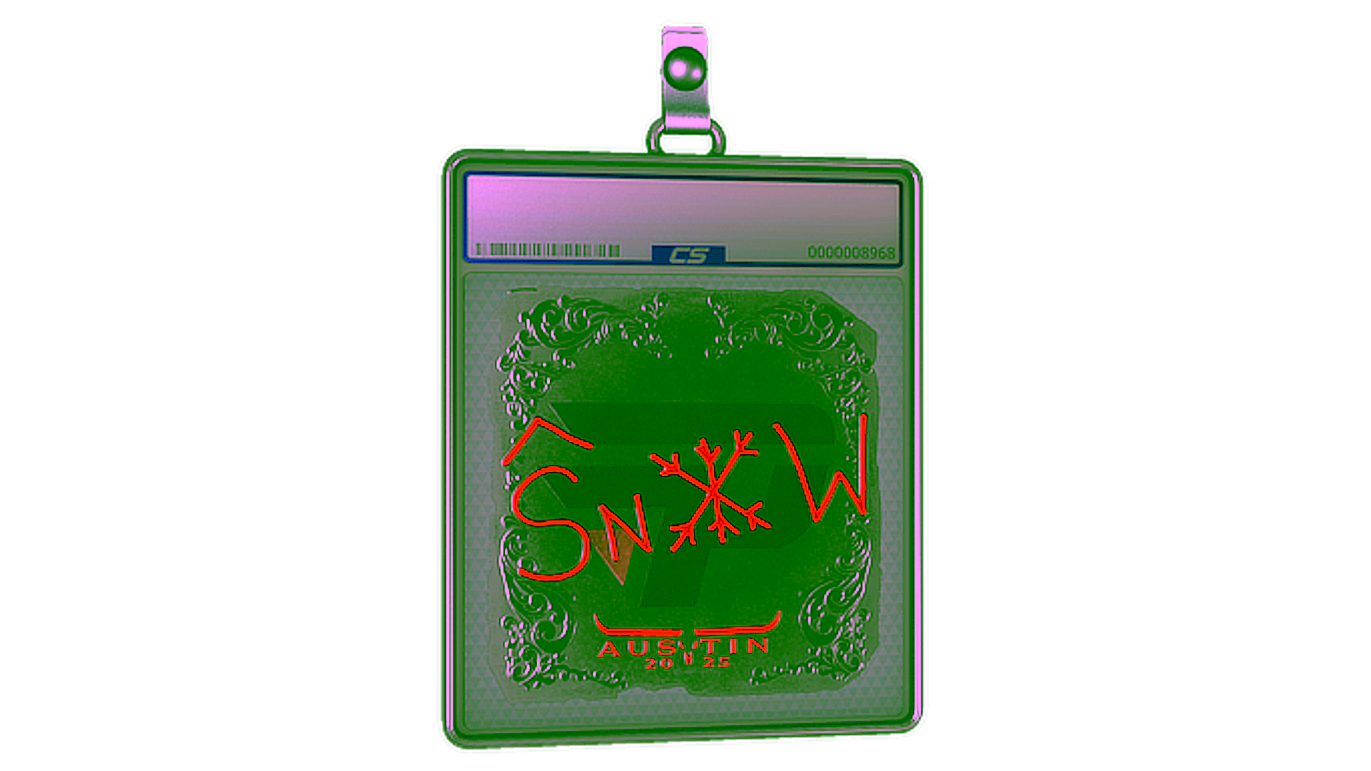 Wyświetl dla Sticker Slab | snow (Foil) | Austin 2025