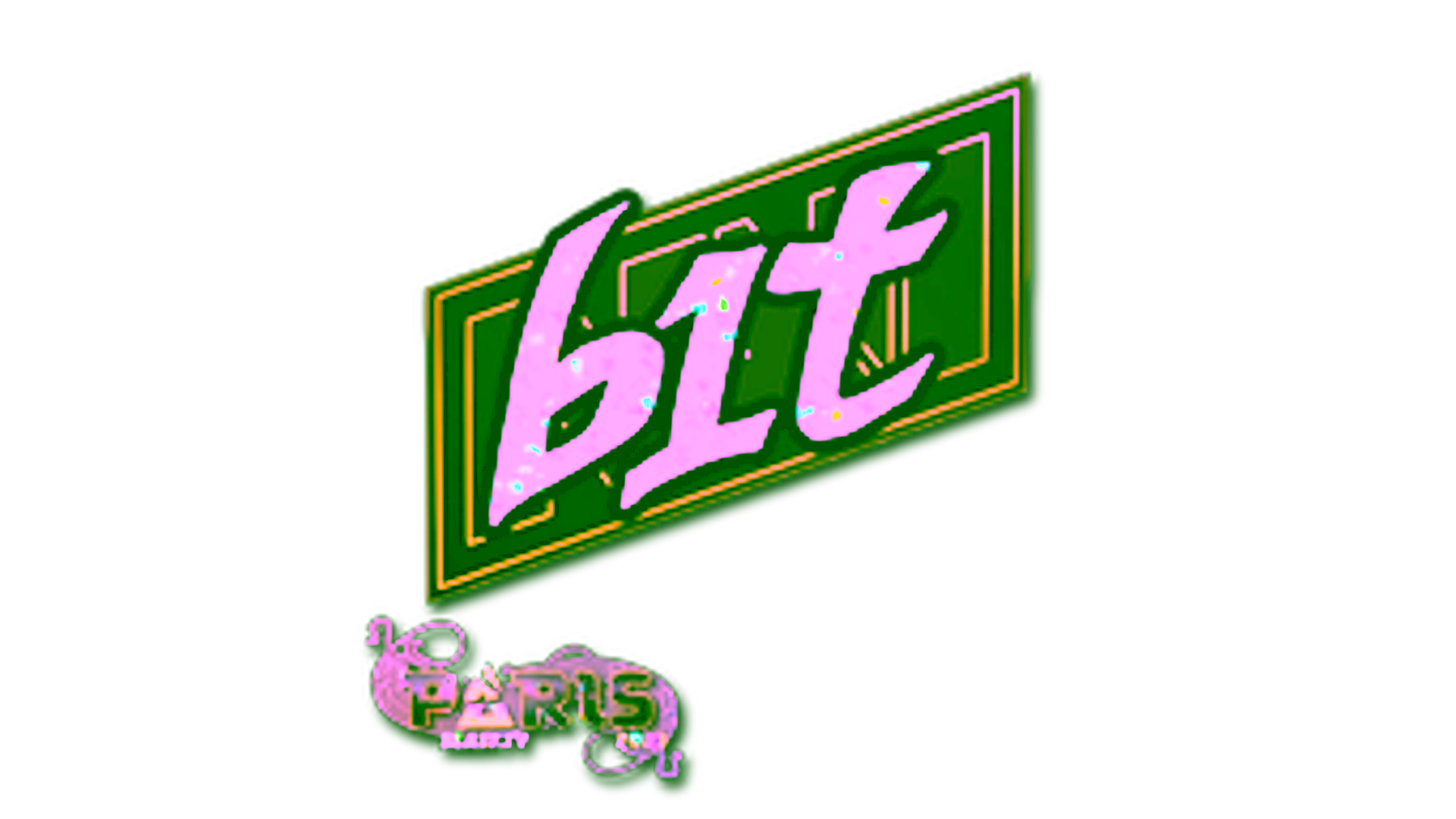 Display for Sticker | b1t (Glitter) | Paris 2023