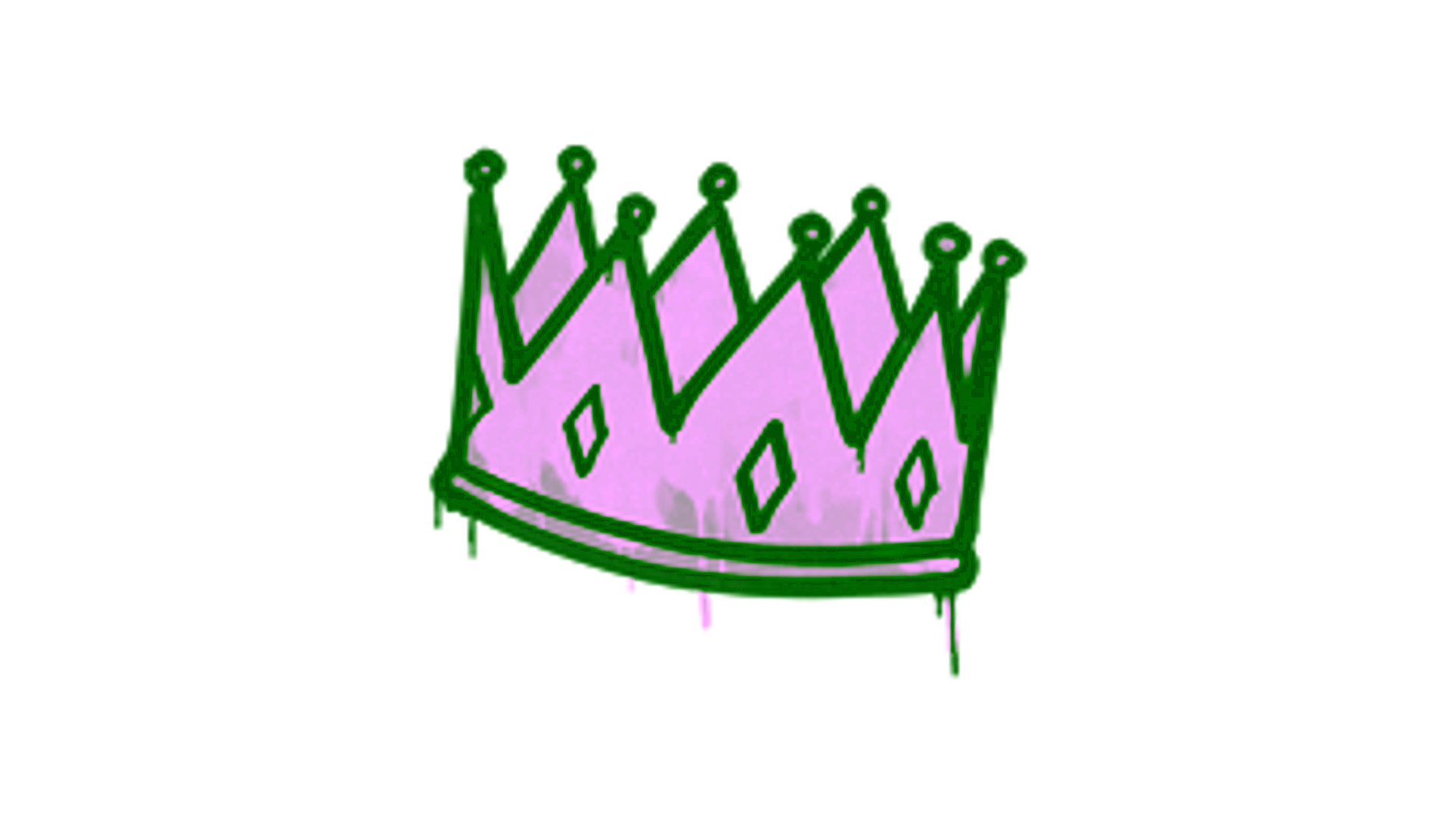 Affichage pour Sealed Graffiti | King Me (Cash Green)