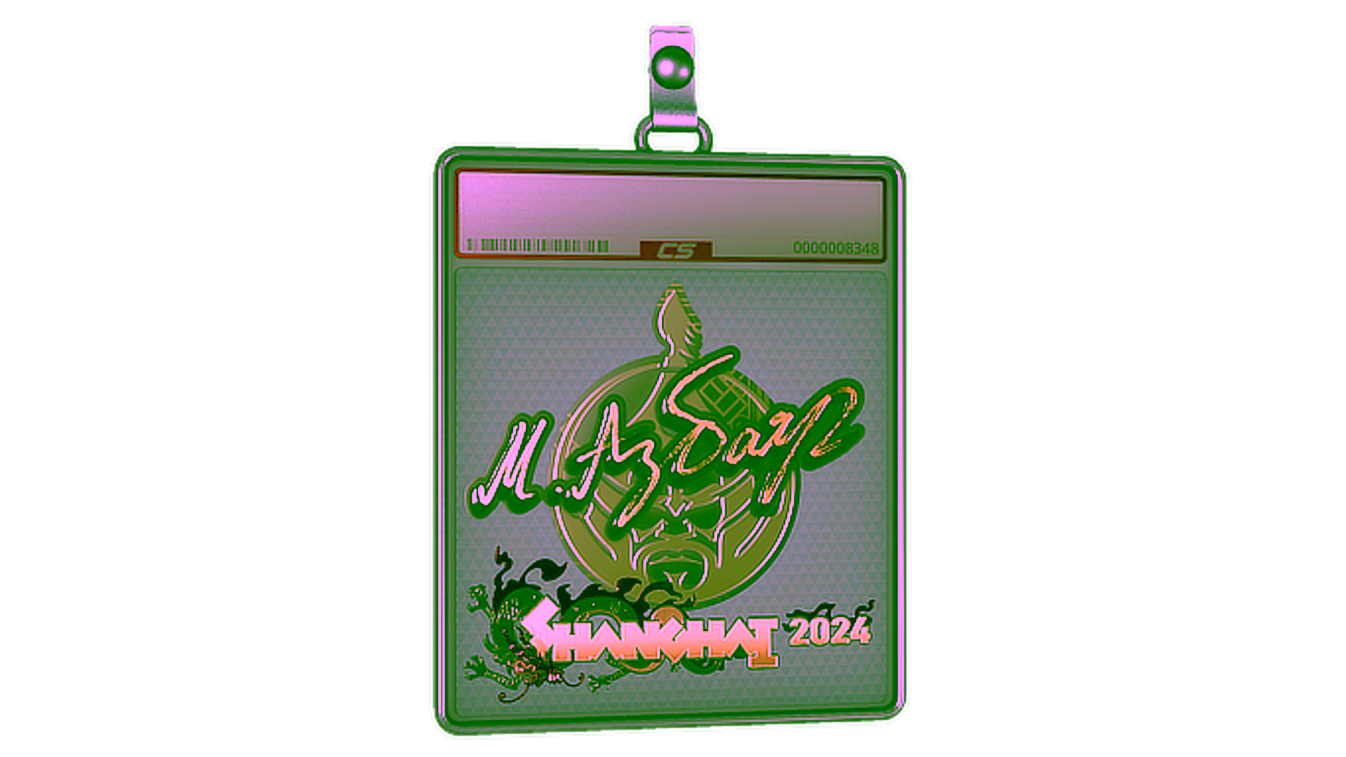 Display for Sticker Slab | Senzu (Gold) | Shanghai 2024