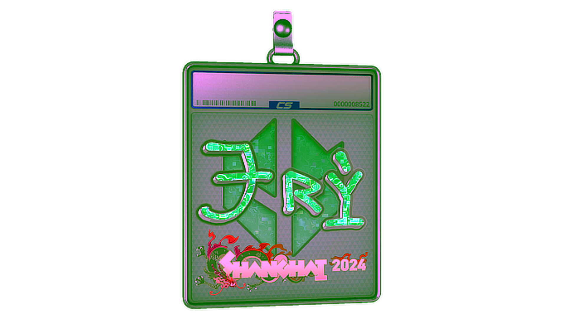 Rodyti Sticker Slab | TRY (Glitter) | Shanghai 2024