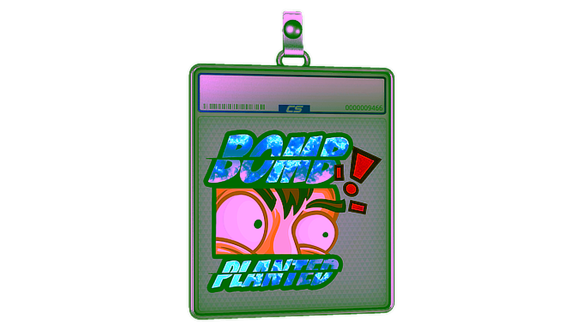 Display for Sticker Slab | Bomb Planted (Holo)