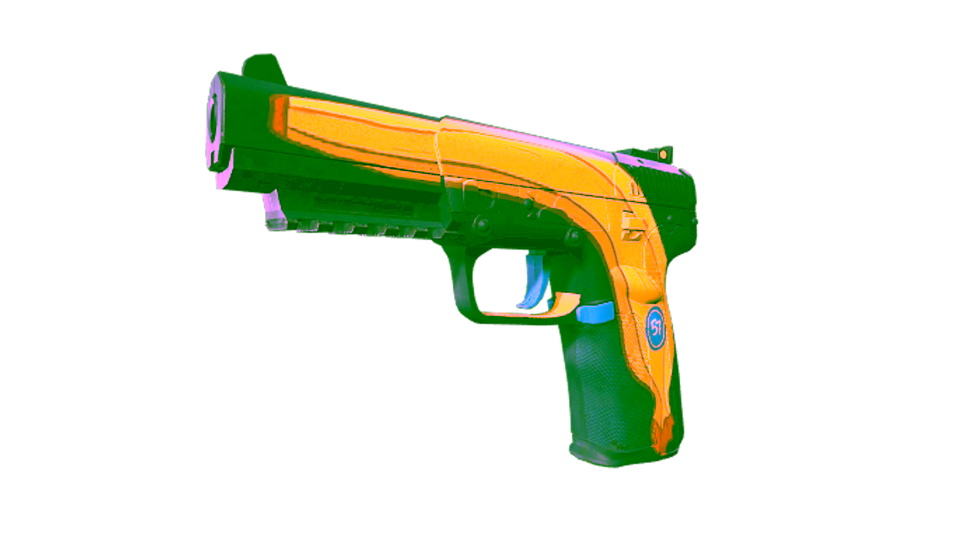 Display for StatTrak™ Five-SeveN | Monkey Business (Well-Worn)