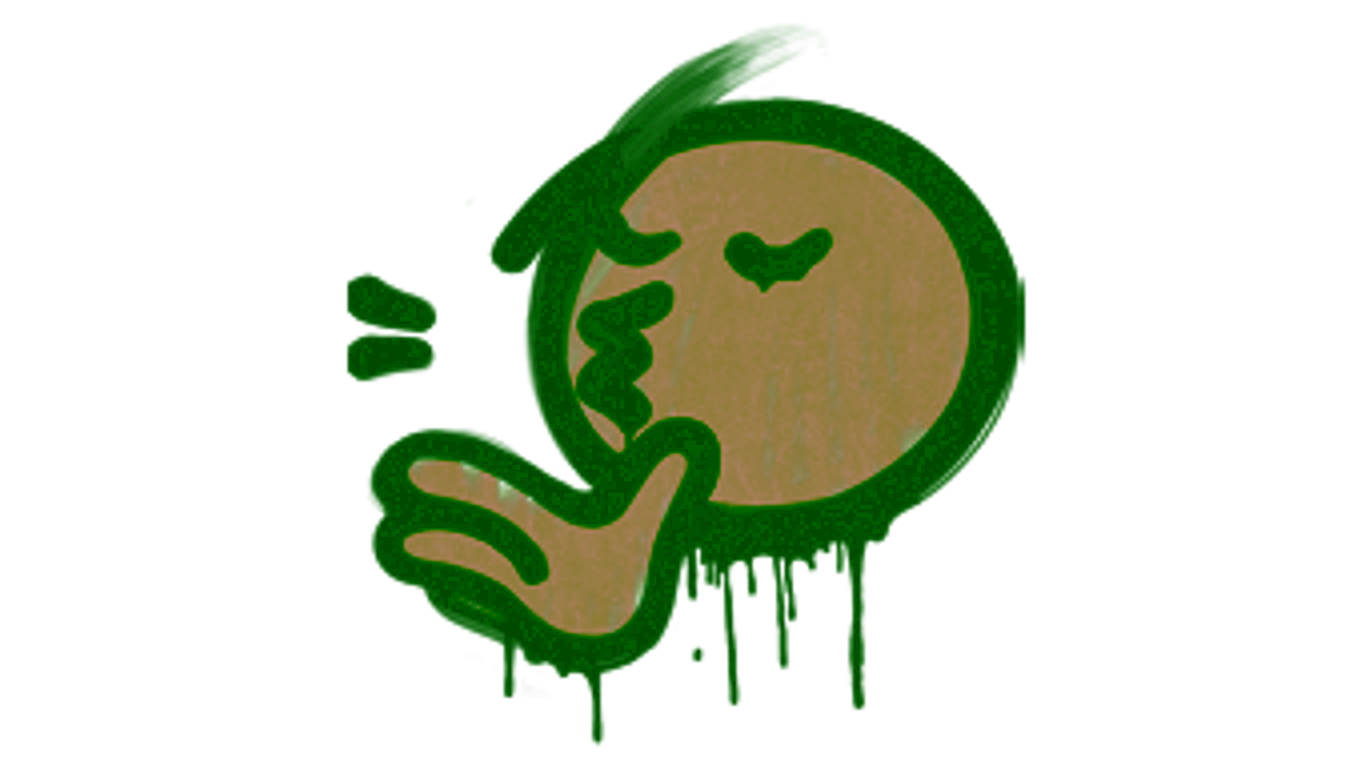 Display for Sealed Graffiti | Chef Kiss (Dust Brown)