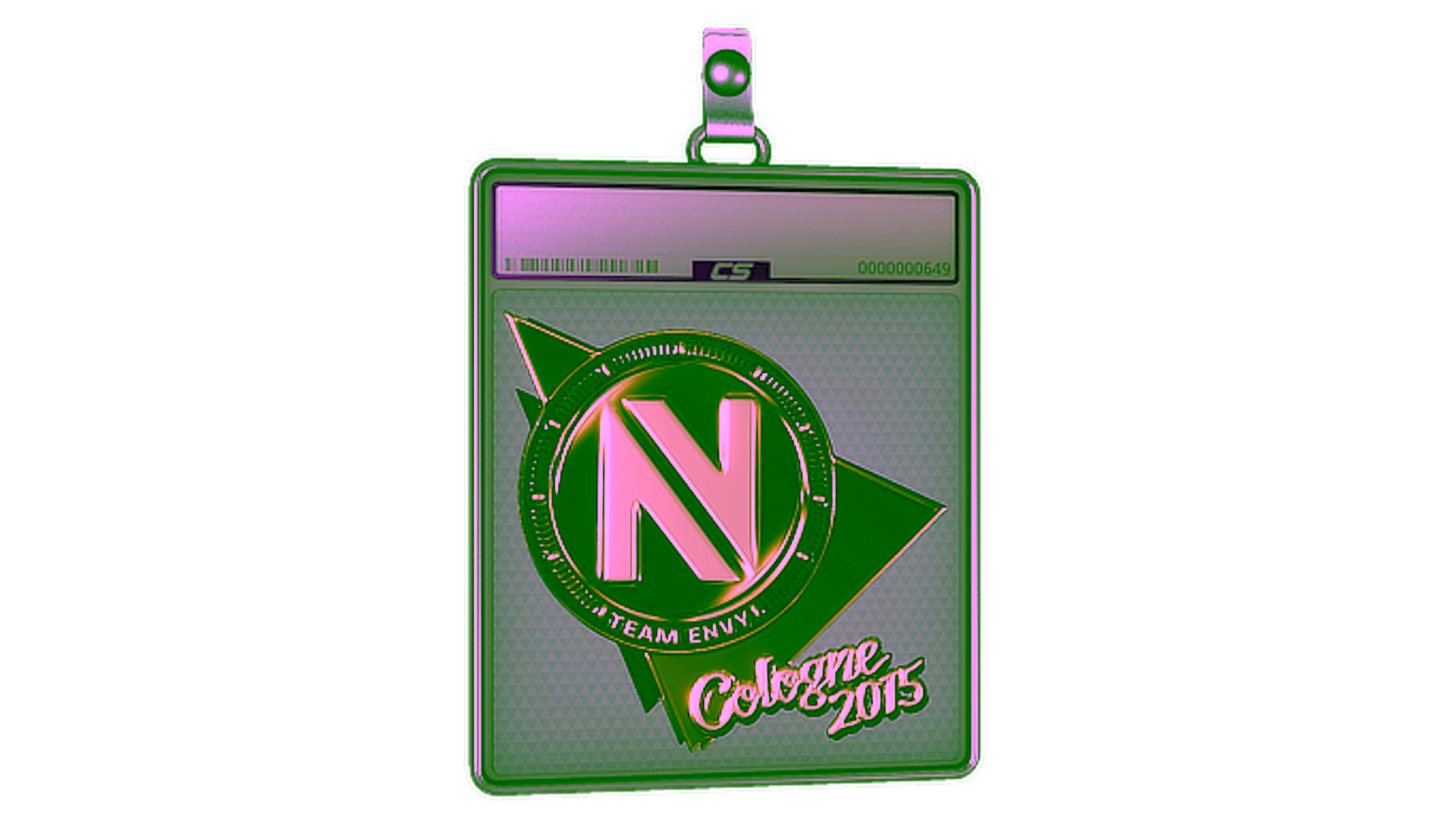 Display for Sticker Slab | Team EnVyUs (Gold) | Cologne 2015