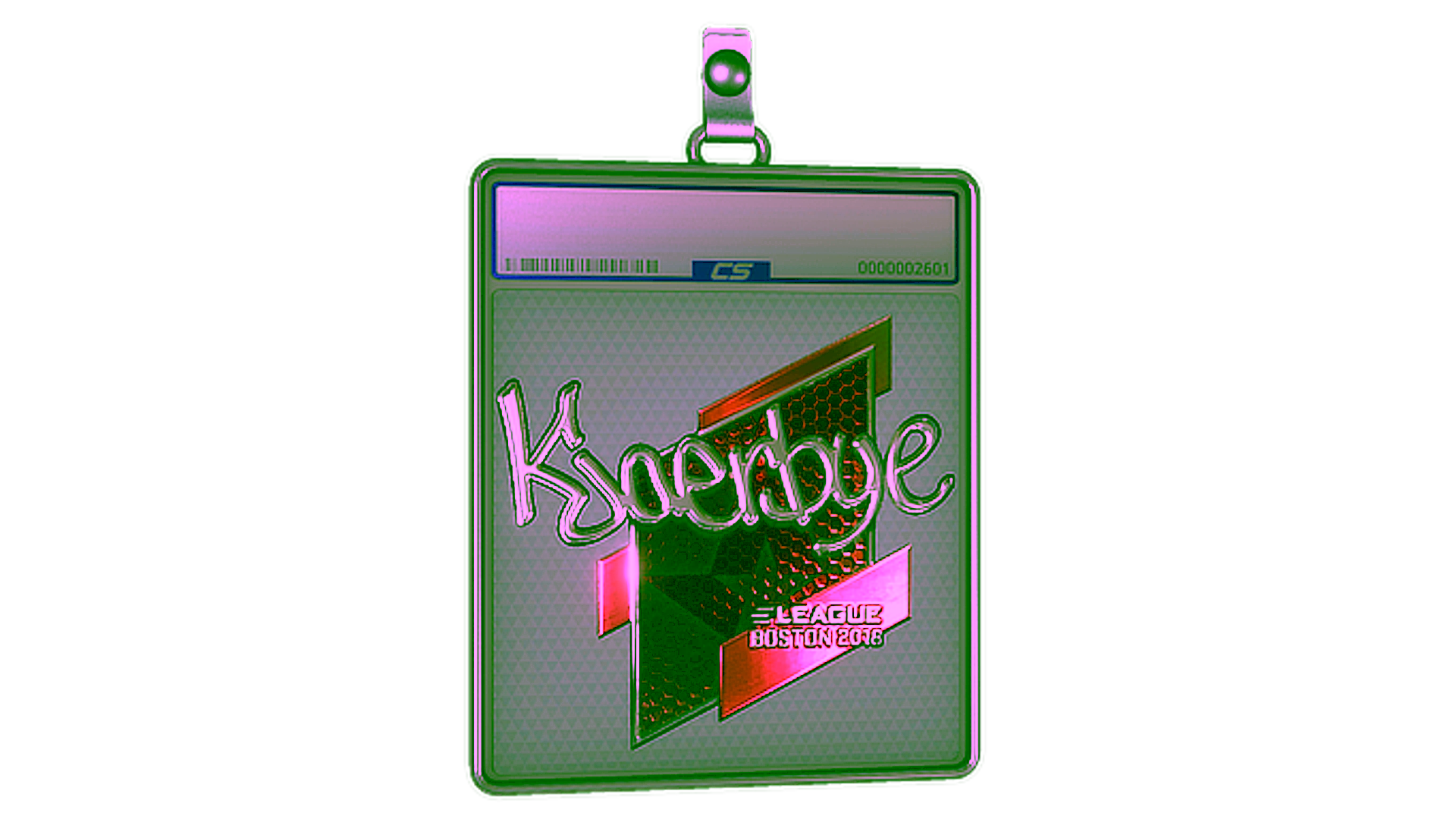 Affichage pour Sticker Slab | Kjaerbye (Foil) | Boston 2018