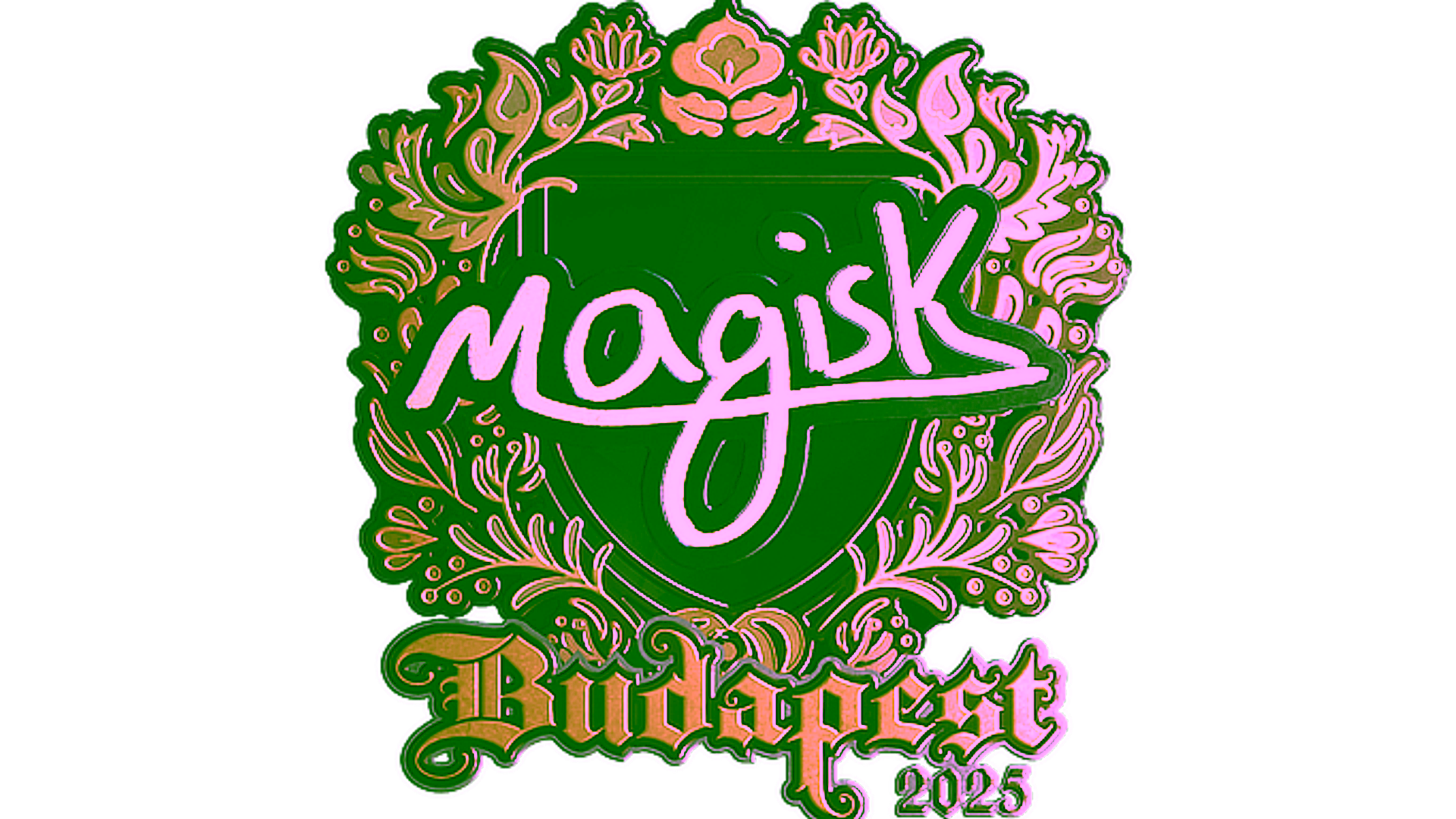 عرض لـ Sticker | Magisk (Gold) | Budapest 2025