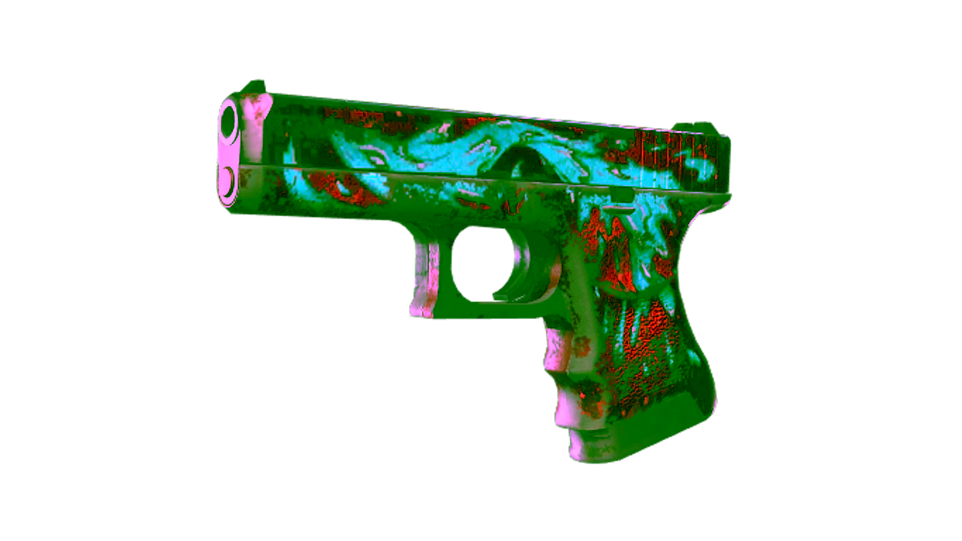 Display for StatTrak™ Glock-18 | Water Elemental (Battle-Scarred)