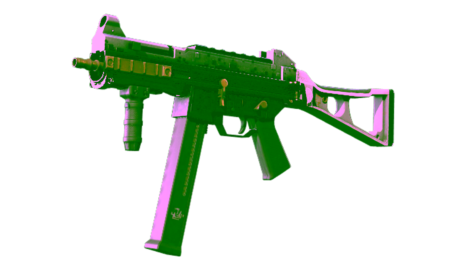 StatTrak™ UMP-45 | Gold Bismuth (Minimal Wear) için görüntü