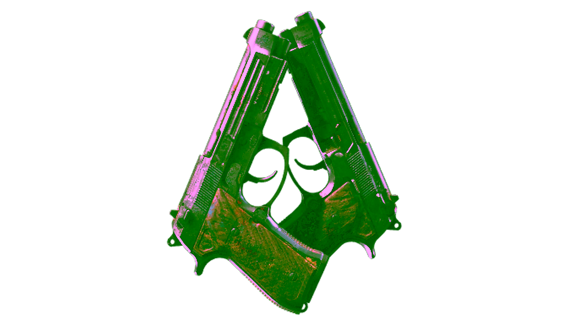 Display for StatTrak™ Dual Berettas | Hideout (Battle-Scarred)