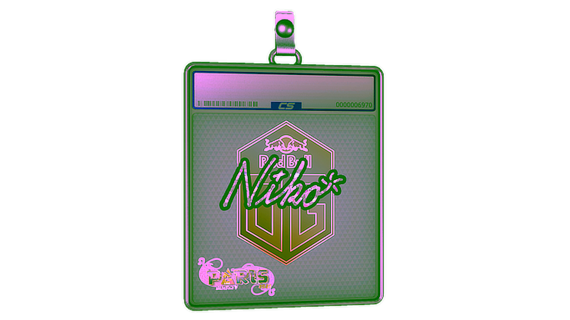 Display for Sticker Slab | niko (Glitter)  | Paris 2023