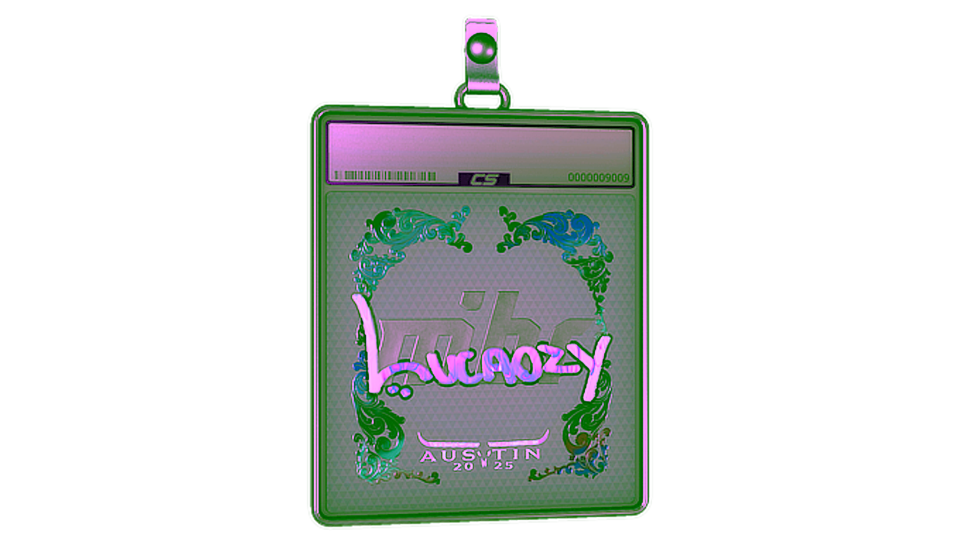 Visar för Sticker Slab | Lucaozy (Holo) | Austin 2025