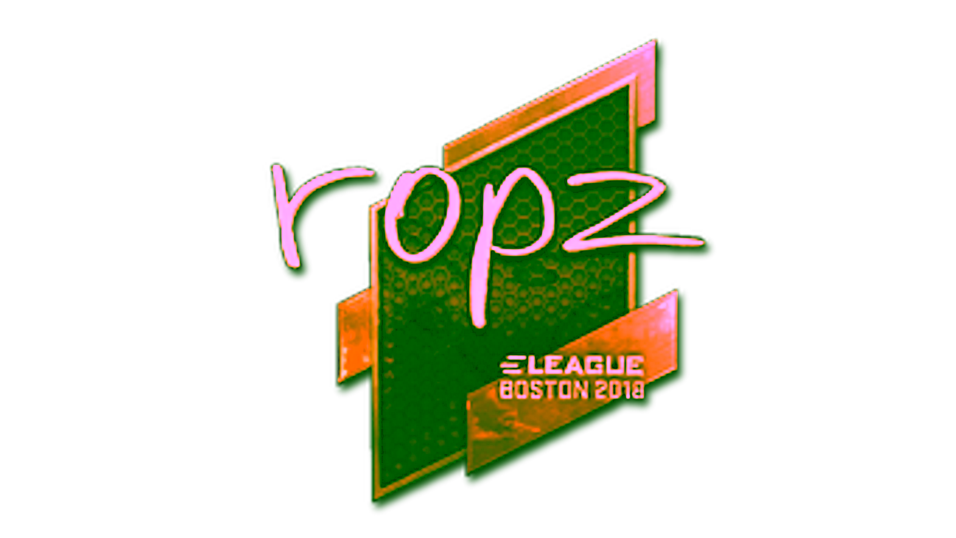 Display for Sticker | ropz (Gold) | Boston 2018
