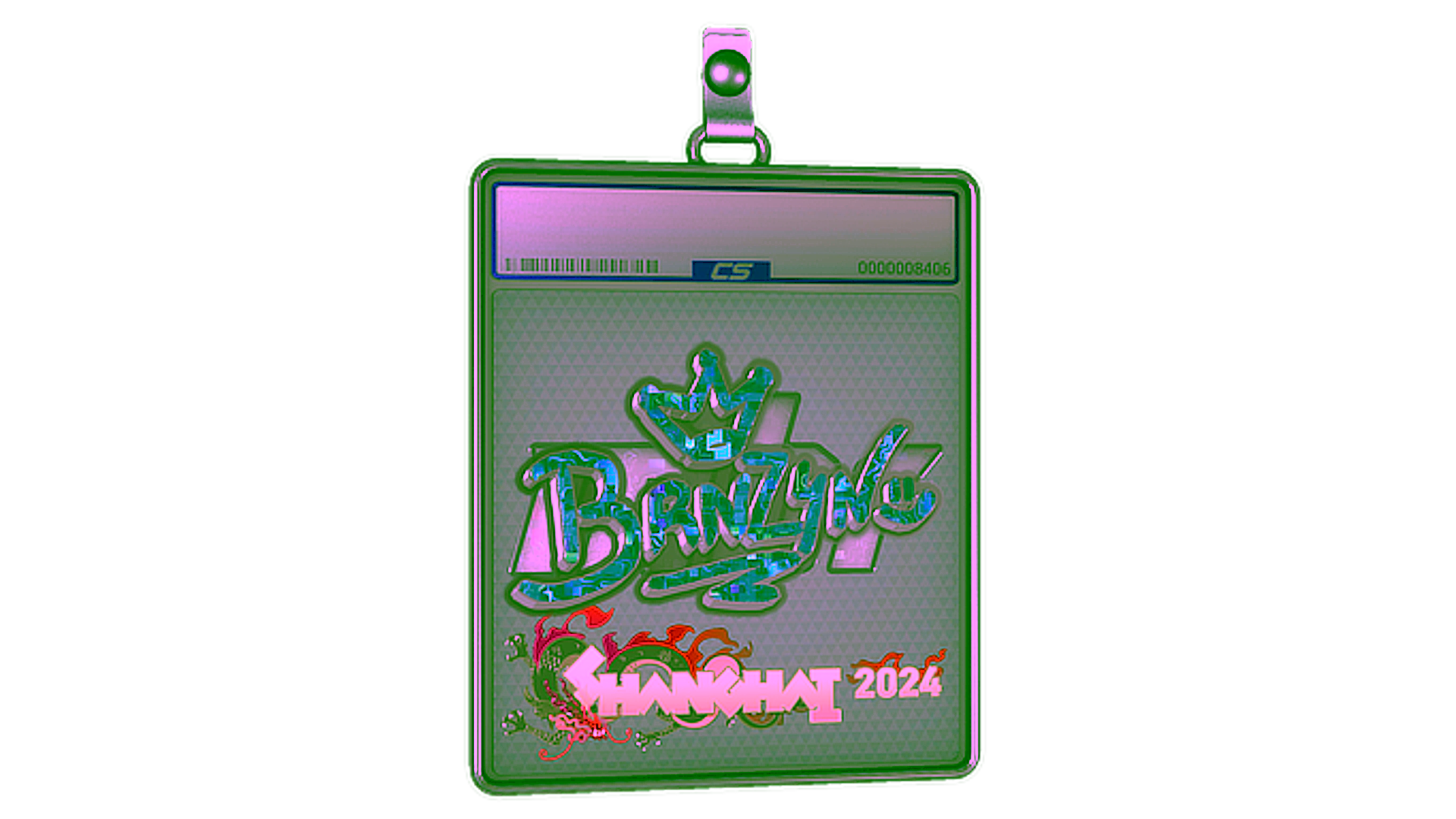 Display for Sticker Slab | brnz4n (Glitter) | Shanghai 2024