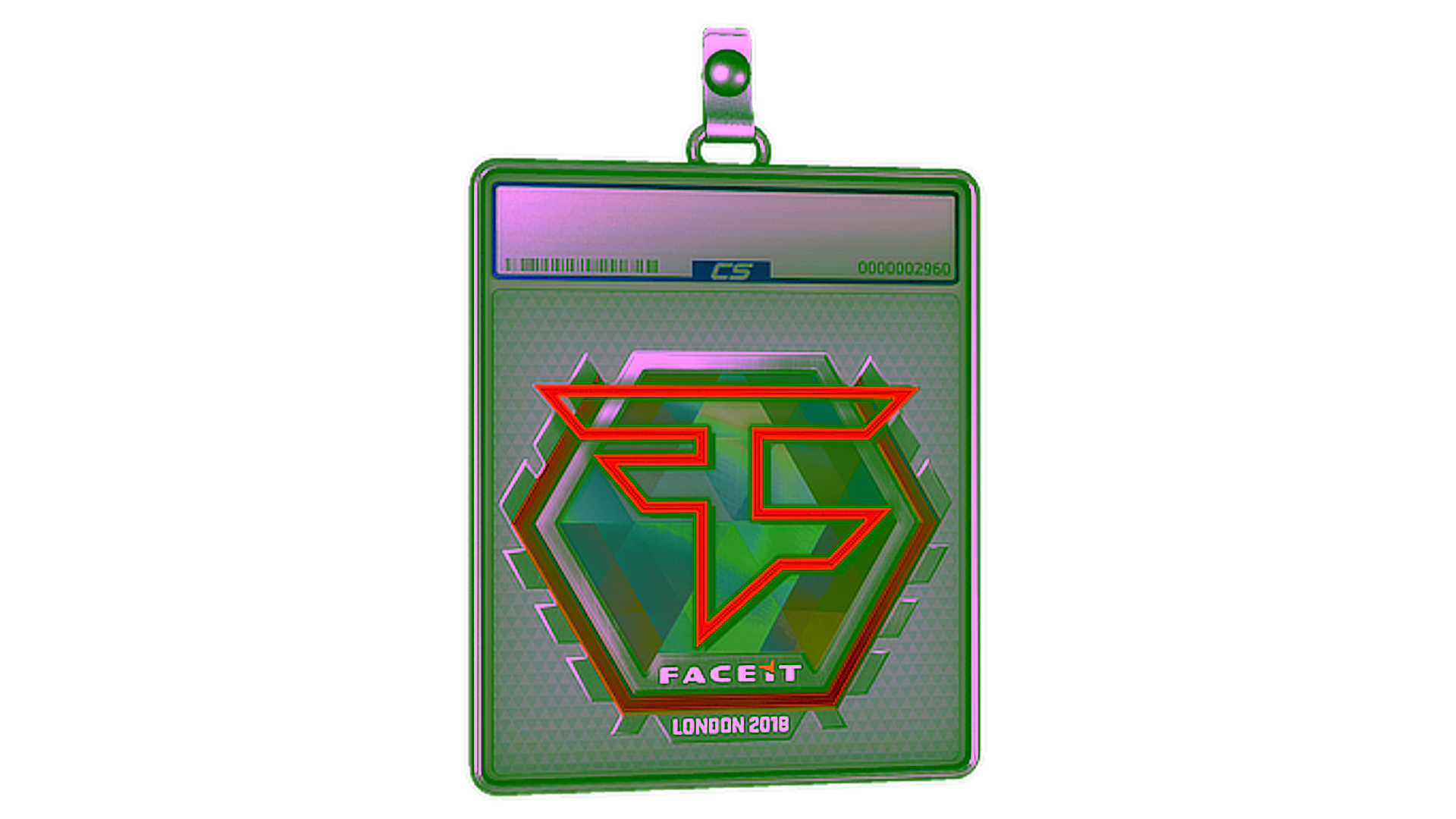 Display for Sticker Slab | FaZe Clan (Holo) | London 2018