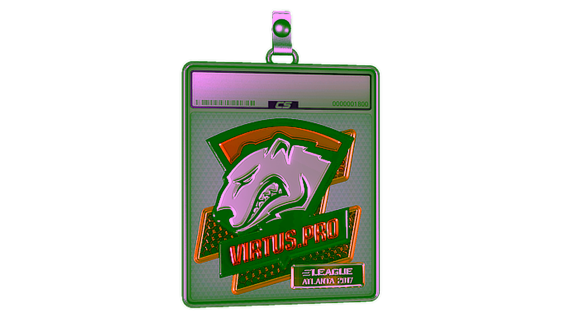 Display for Sticker Slab | Virtus.Pro (Foil) | Atlanta 2017