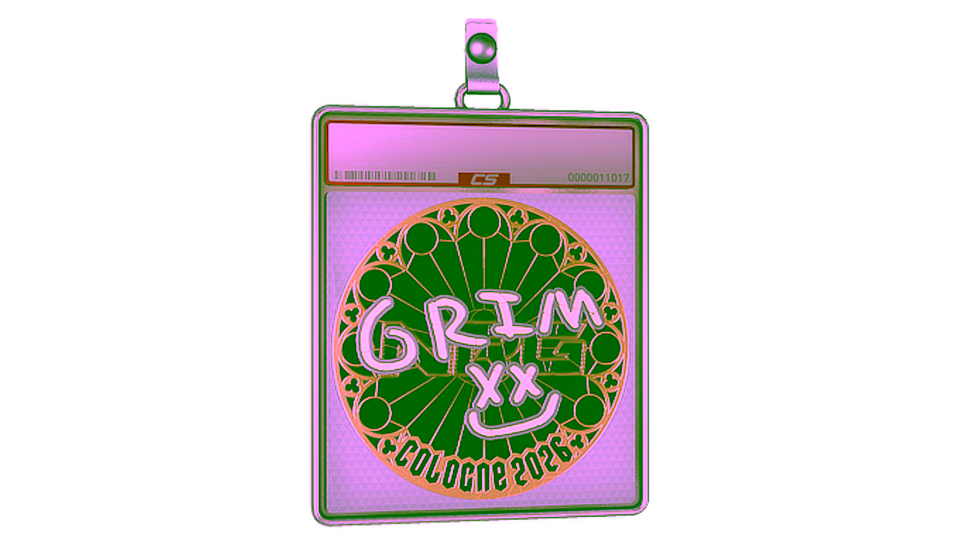 Display for Sticker Slab | Grim (Gold) | Cologne 2026