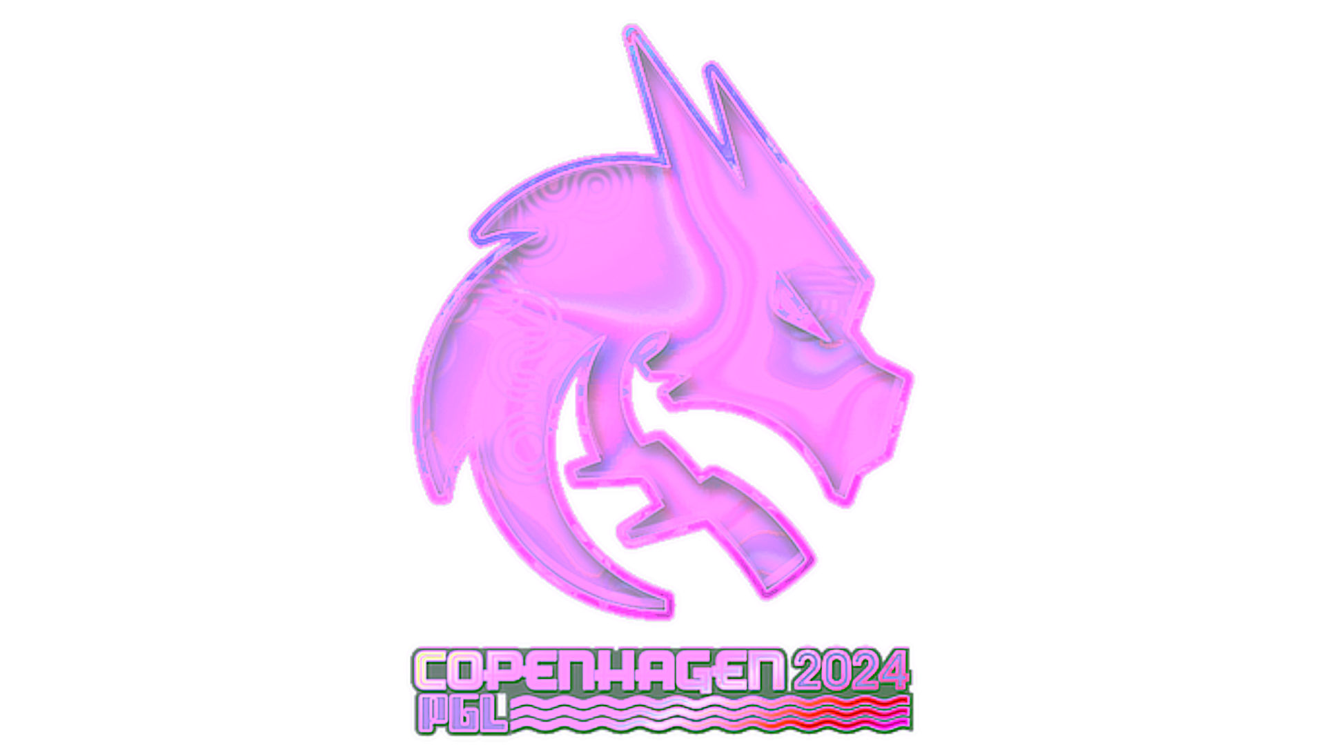 Display for Sticker | Team Spirit (Holo) | Copenhagen 2024
