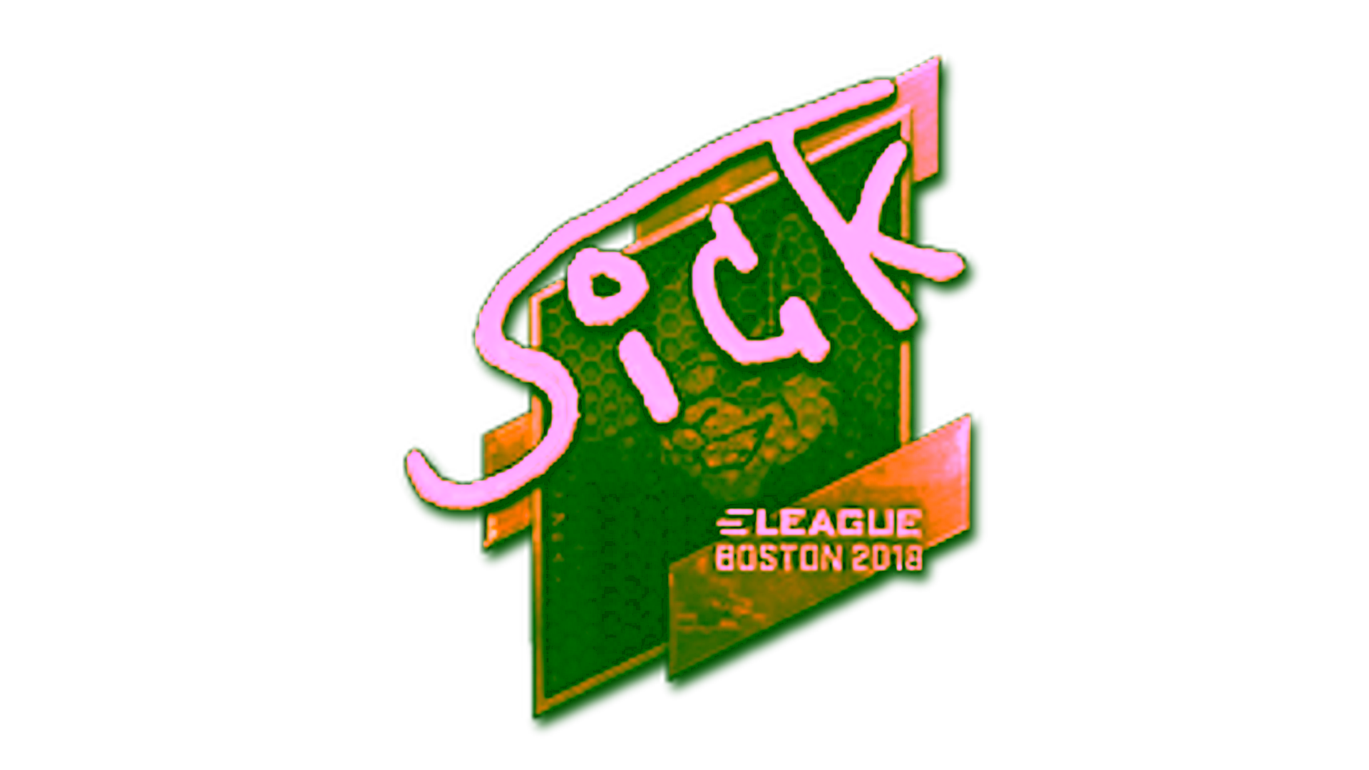 Sticker | SicK (Gold) | Boston 2018 için görüntü