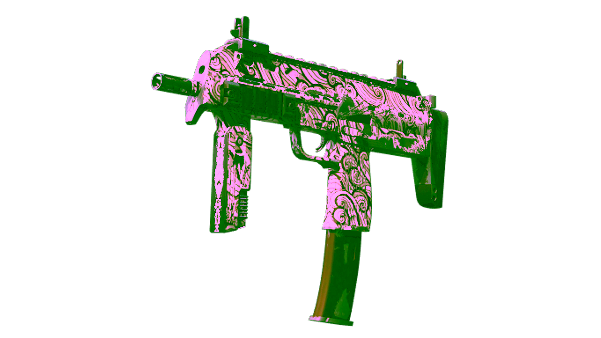 Display for Souvenir MP7 | Gunsmoke (Well-Worn)
