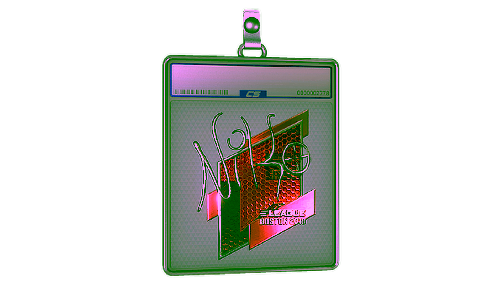 Display for Sticker Slab | NiKo (Foil) | Boston 2018