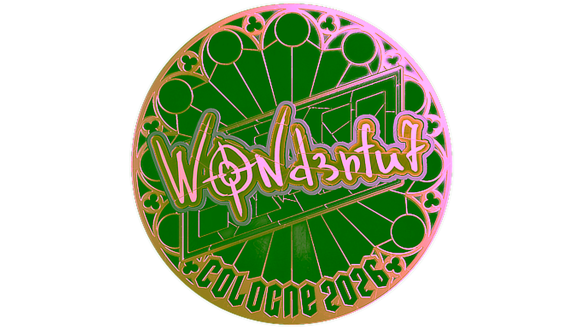 Display for Sticker | w0nderful (Gold) | Cologne 2026