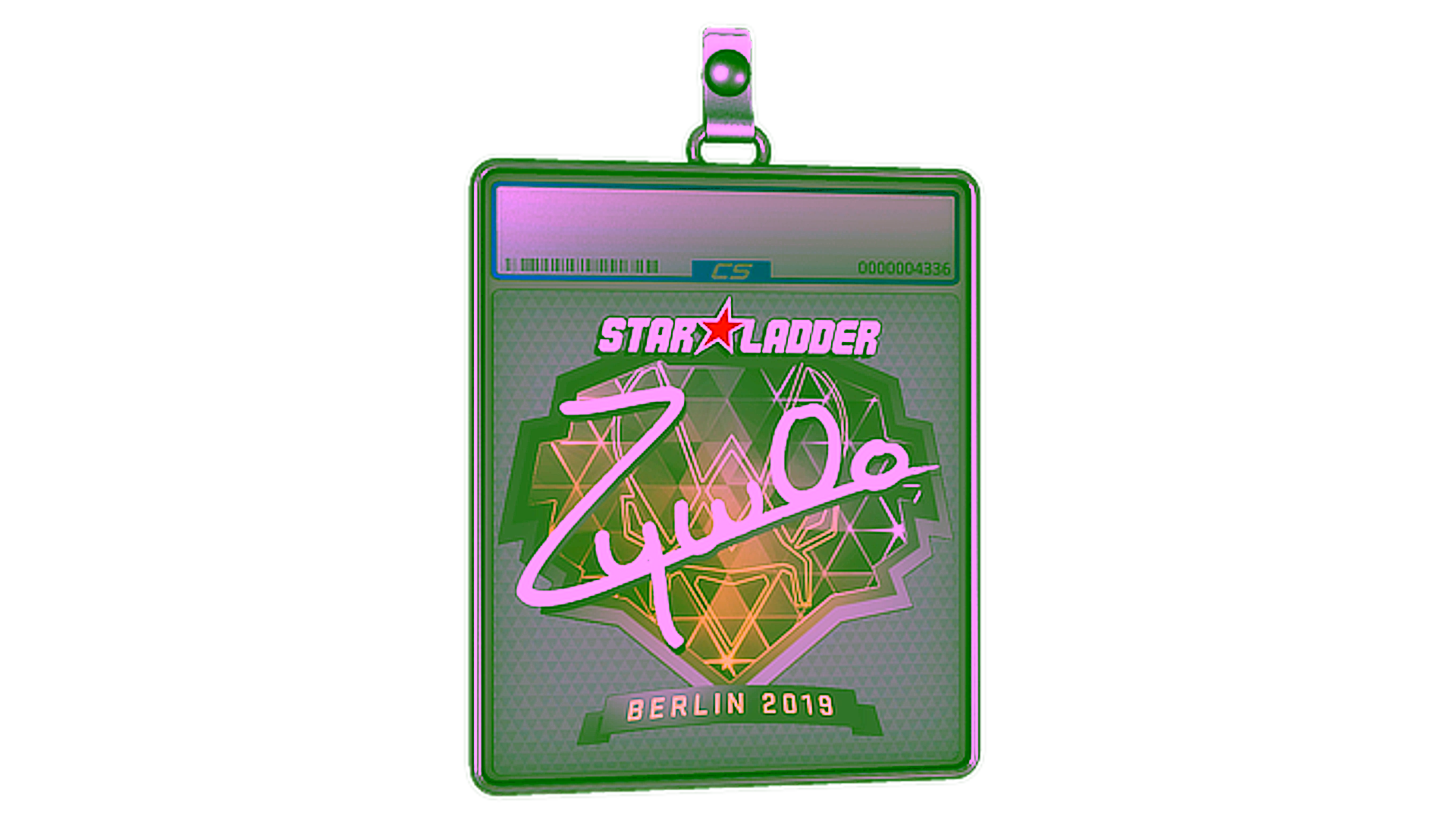 Visar för Sticker Slab | ZywOo | Berlin 2019