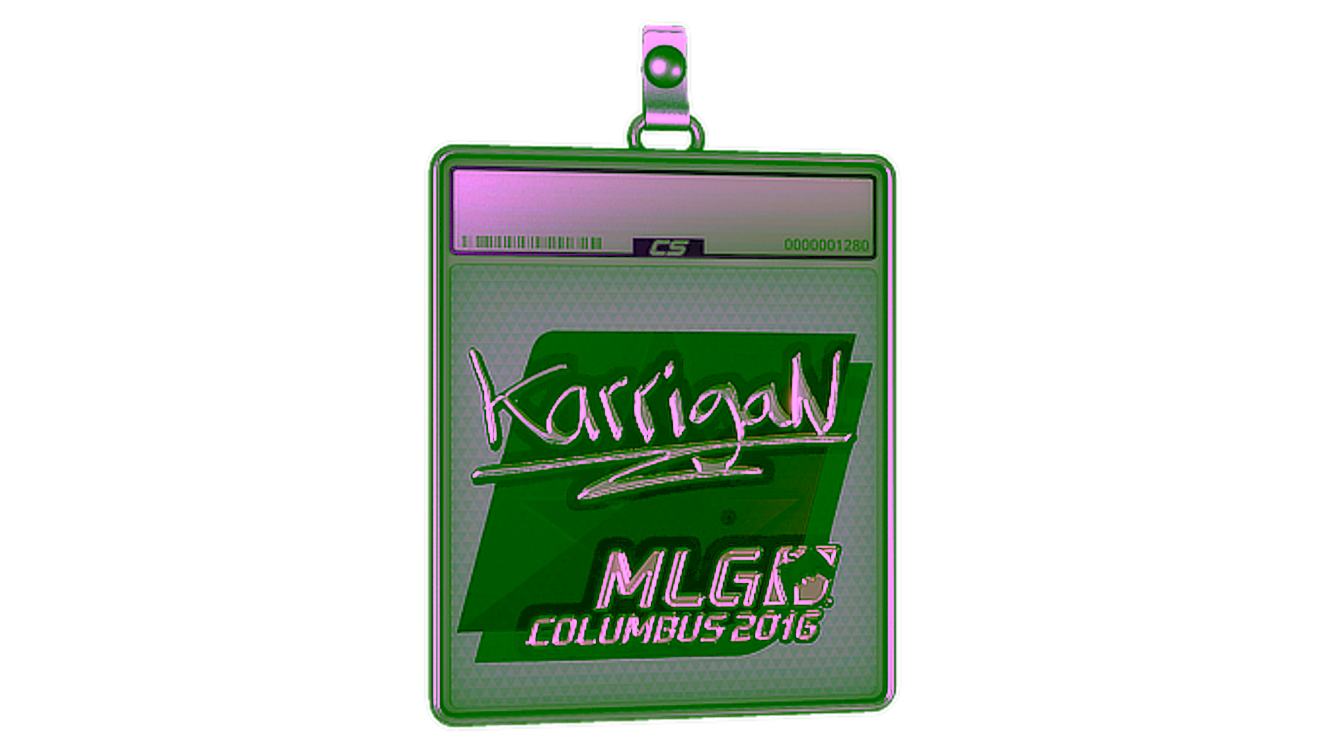 Display for Sticker Slab | karrigan (Foil) | MLG Columbus 2016