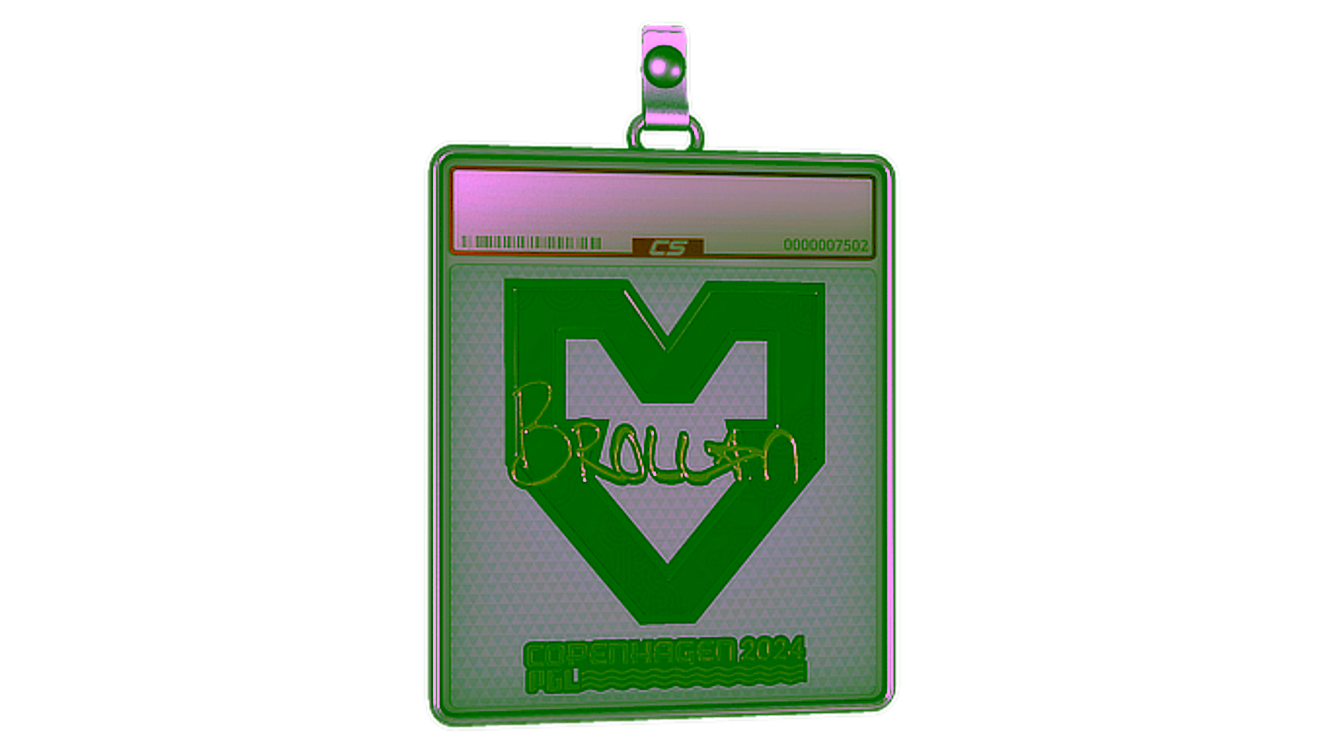 Display for Sticker Slab | Brollan (Gold) | Copenhagen 2024