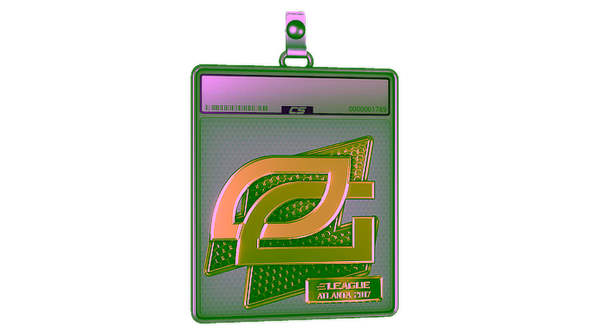 Display for Sticker Slab | OpTic Gaming (Gold) | Atlanta 2017