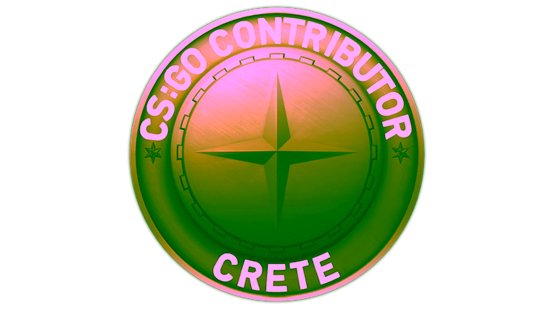 Display for Crete Map Coin