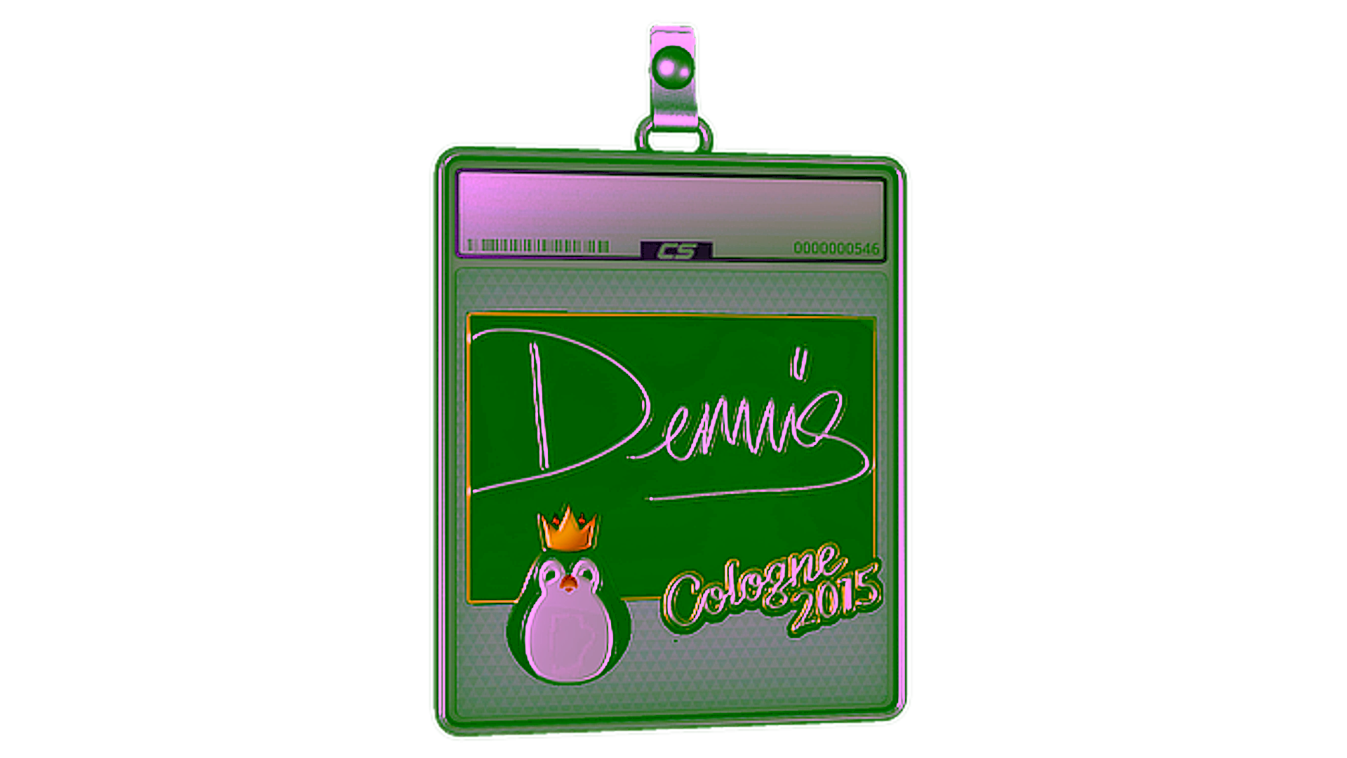 Exibição para Sticker Slab | dennis (Foil) | Cologne 2015