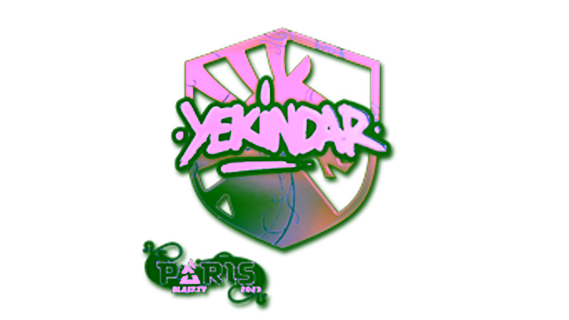 Display for Sticker | YEKINDAR (Holo) | Paris 2023