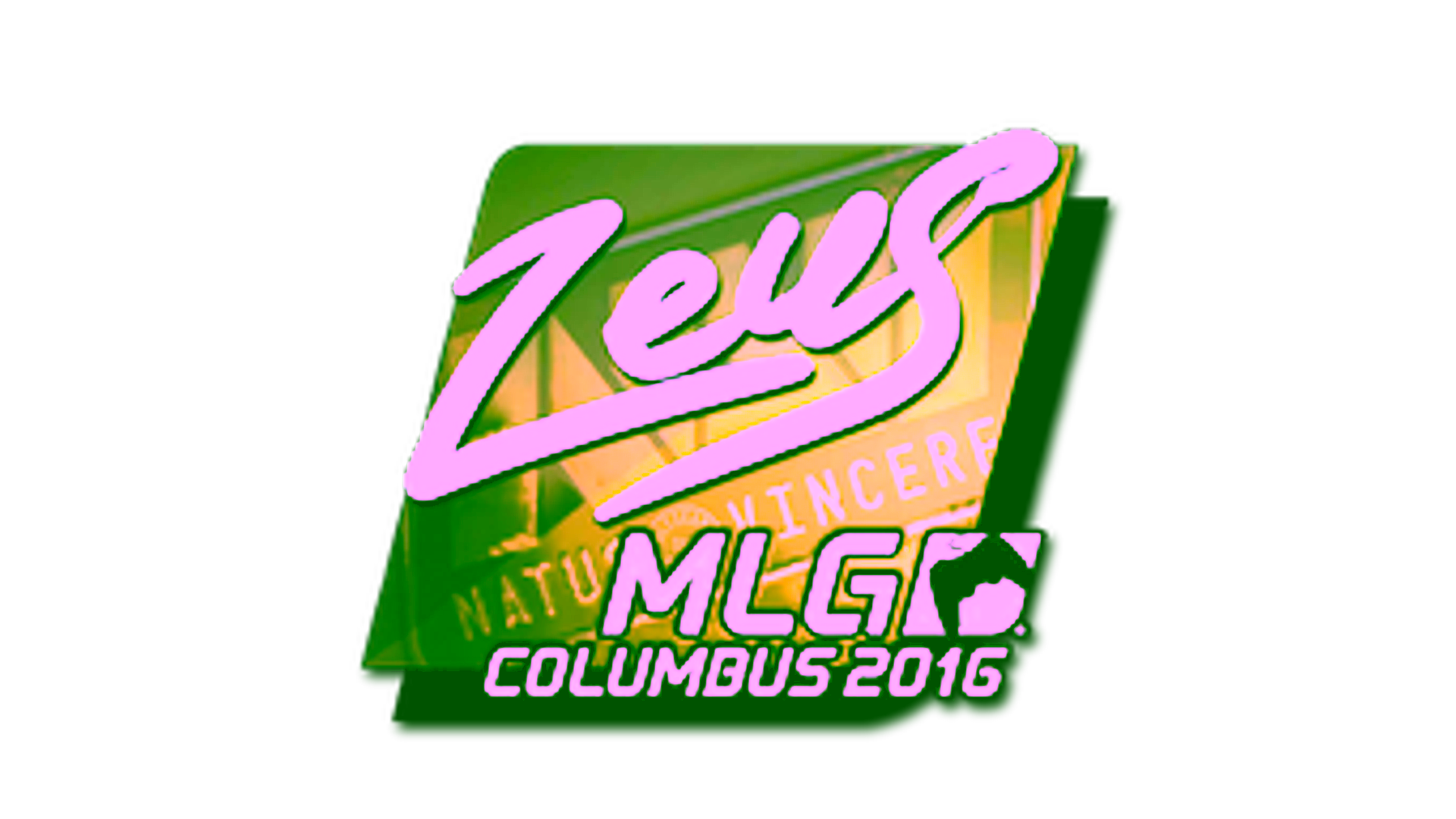 Anzeige für Sticker | Zeus (Foil) | MLG Columbus 2016