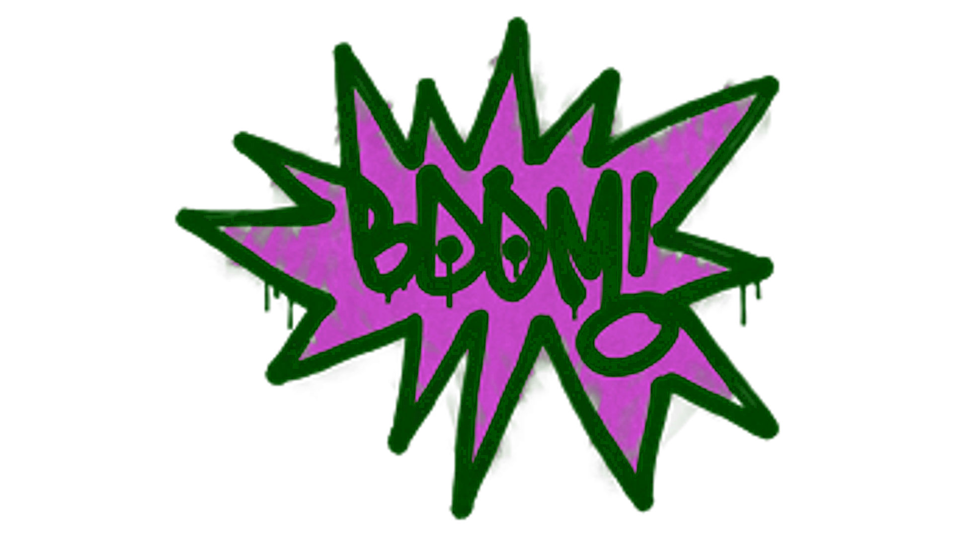 Display for Sealed Graffiti | BOOM (Bazooka Pink)