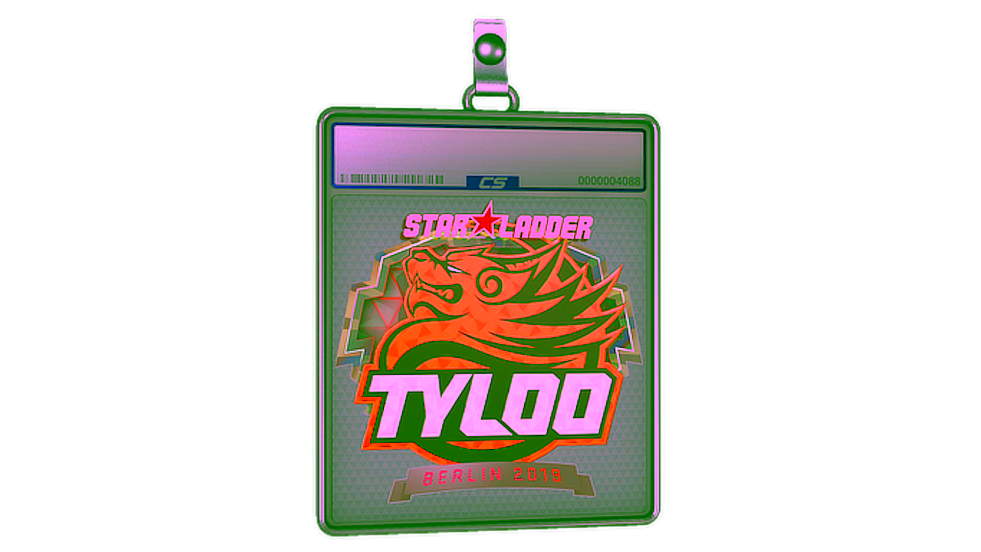 Anzeige für Sticker Slab | Tyloo (Holo) | Berlin 2019