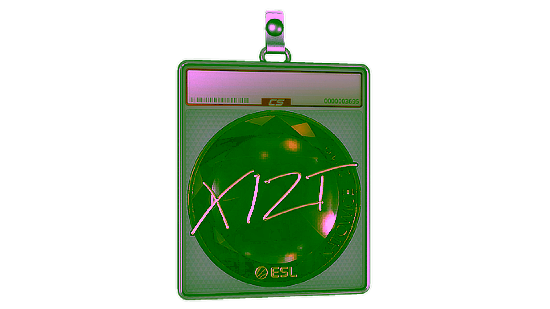 Display for Sticker Slab | Xizt (Gold) | Katowice 2019