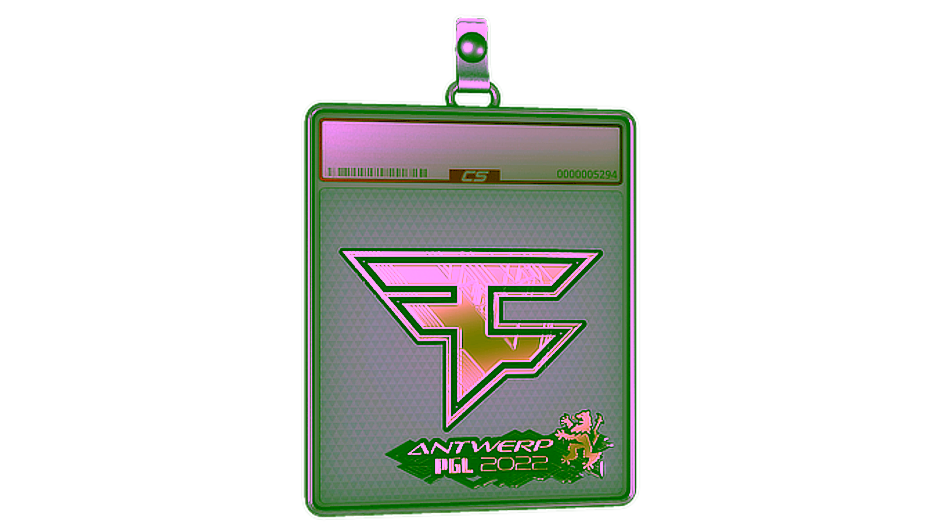 Display for Sticker Slab | FaZe Clan (Gold) | Antwerp 2022