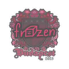 Sticker frozen Budapest 2025